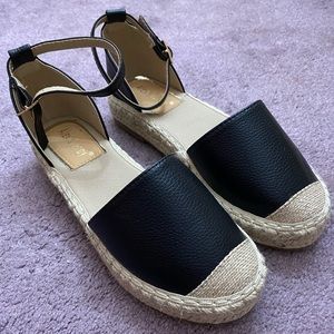 Alexis Leroy Espadrilles with Ankle Strap